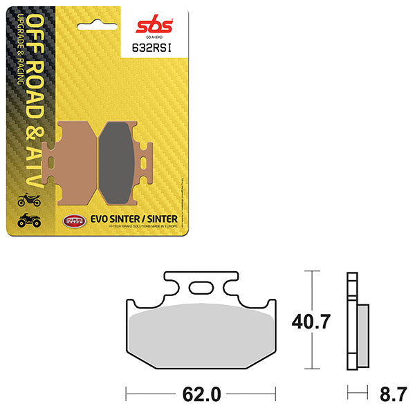 SBS EVO SINTER BRAKE PAD  6280632100