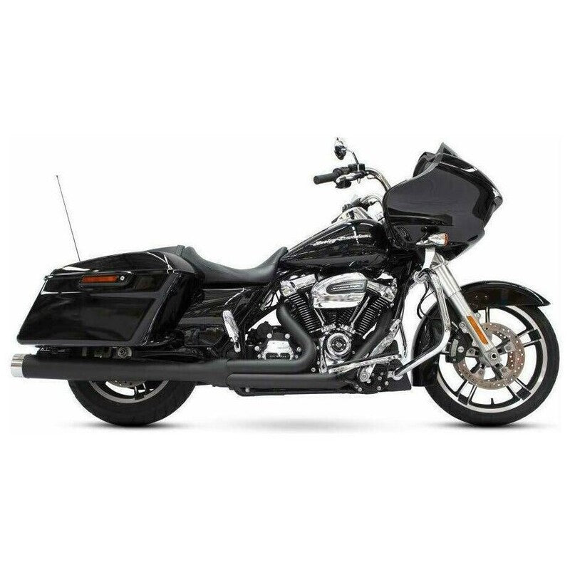 RINEHART RACING 17-UP FL 2:1 SYSTEM BLK W/CHR END CAPS 200-0107C