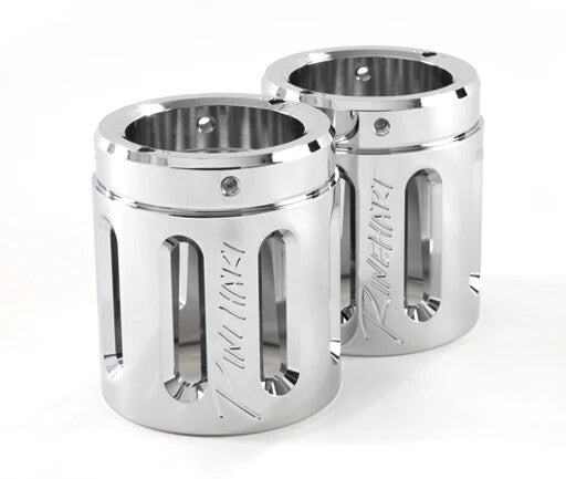 RINEHART RACING 17-23 FLH 4 1/2" SO MUFFLERS CHR/CHR MERGE EC* 500-0110C-MERGE