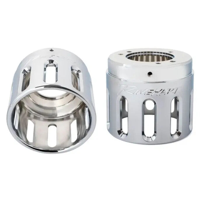 RINEHART RACING 17-23 FLH 4 1/2" SO MUFFLERS CHR/CHR SLOT EC* 500-0110C-SLOT