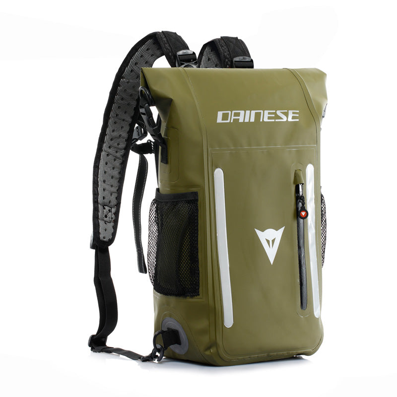 DAINESE EXPLORER WP BACKPACK 15L - BLACK/GREEN 1980086-636-N