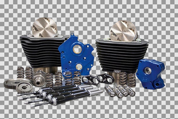 S&S CYCLE ENG T124 WO INDC/IGN LC 585GE CAMS SLVR 99-06 BT NOT 06 DYNA 310-0327A