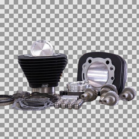 S&S CYCLE 00-18 XL HOOLIGAN KIT 883/1200CC BLK 910-0699