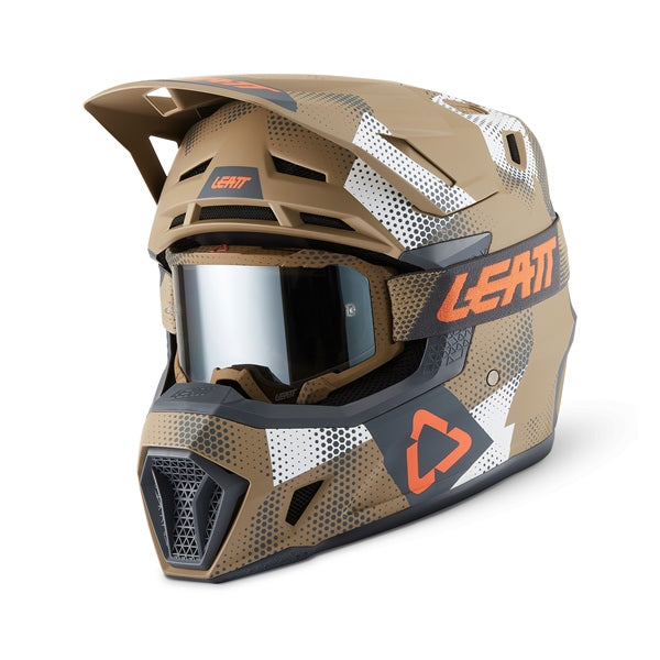 LEATT HELM MOTO 7.5 57-58CM CAMO KHAKI BRW M 1027000322-S