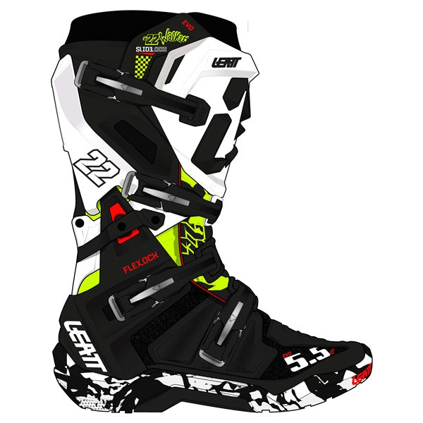 LEATT BOOT MOTO 5.5 FLEX ENDUR EVO JW22 7 3027400300