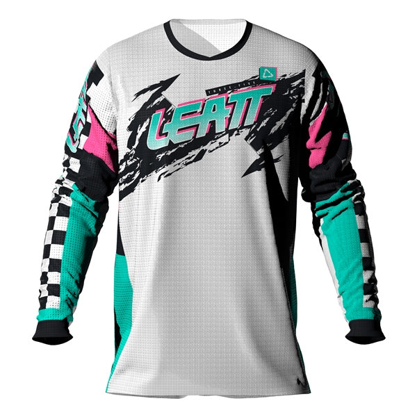 LEATT JERSEY MOTO 3.5 RETRO TEAL 2XL LEATT 5027001565