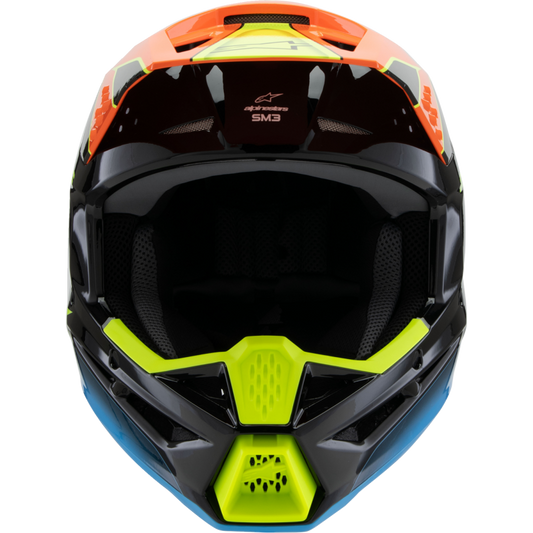 ALPINESTARS HELMET SM3 YTH FRAY B/O/Y M ECE06 8301725-1455-YM