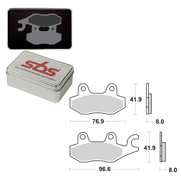 SBS DS-1 DUAL SINTER DYNAMIC RACING CONCEPT PAD  6370638106