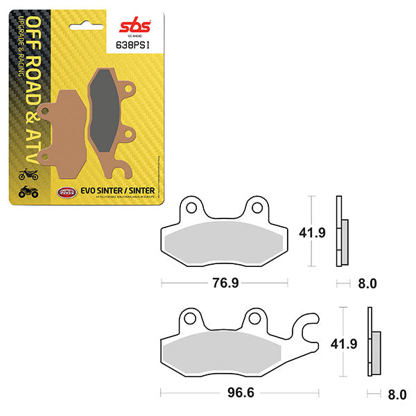 SBS EVO SINTER BRAKE PAD  6450638100