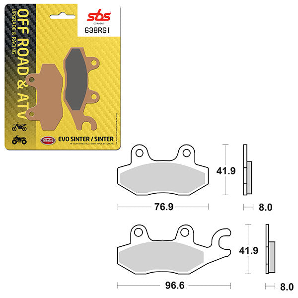 SBS EVO SINTER BRAKE PAD  6280638100