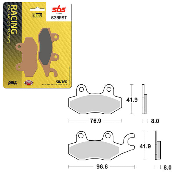 SBS ROAD RACING & TRACKDAYS SINTER BRAKE PAD  6470638100