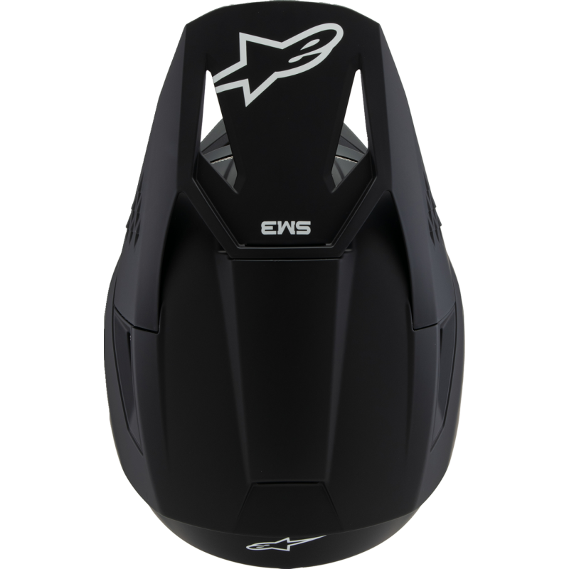 ALPINESTARS HELMET SM3 YTH MATTE BK L ECE06 8302425-110-YL