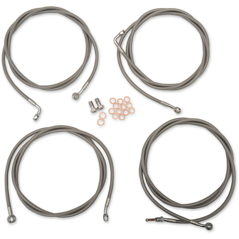 LA CHOPPERS CABLE KIT SS MINI FL 17-18 LA-8054KT-08