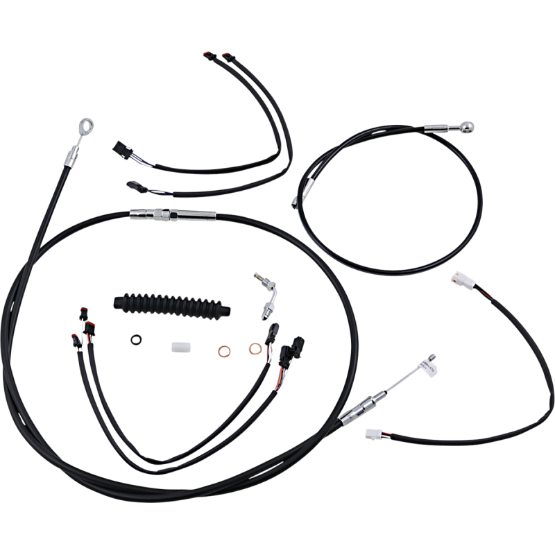 MAGNUM CONTROL CABLE KIT - XR - BLACK/CHROME 489962
