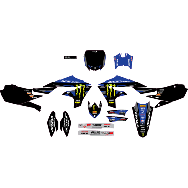 D'COR VISUALS CMPLT KIT 23.5/24 MONSTER STAR YAM YZ 250F 20-50-404