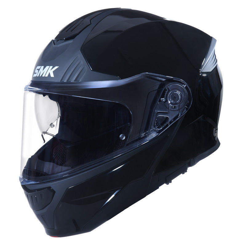 SMK HELMETS (L) GULLWING BLK GLO BLK DOT ECE LG 1000086925