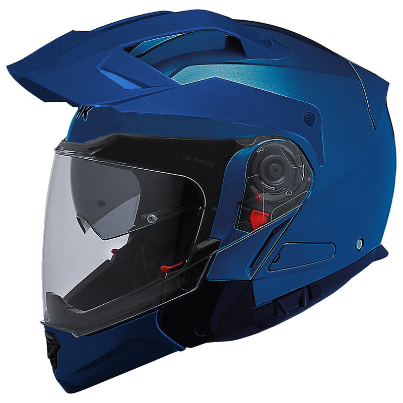 SMK HELMETS (L) HYBRID EVO GLO BLUE DOT ECE LG 1000032066