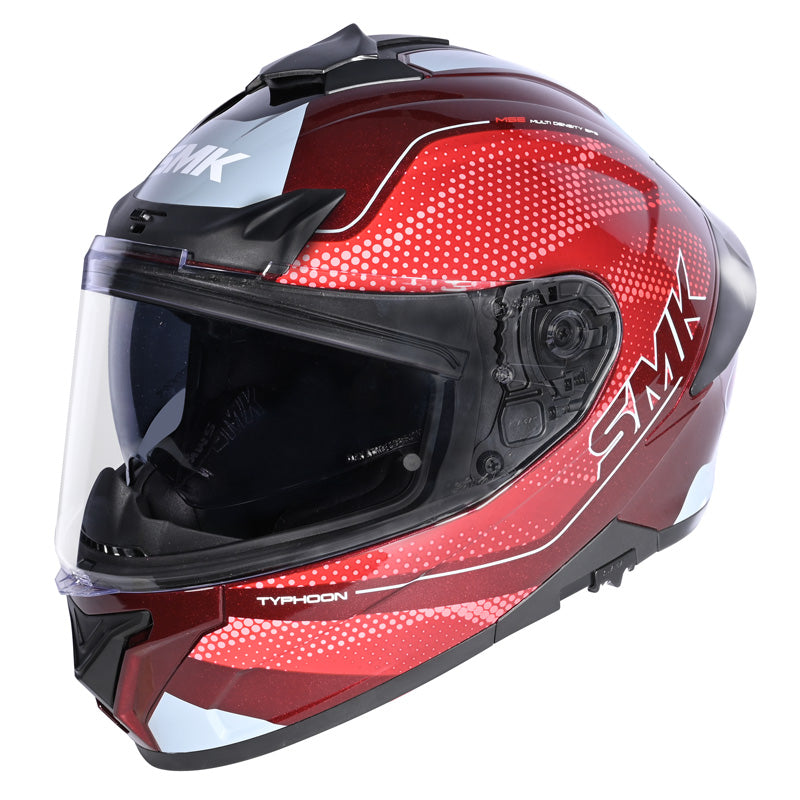 SMK HELMETS TYPHOON - MYSTIC RED/RED/GREY (MATTE) (L) 1000061784