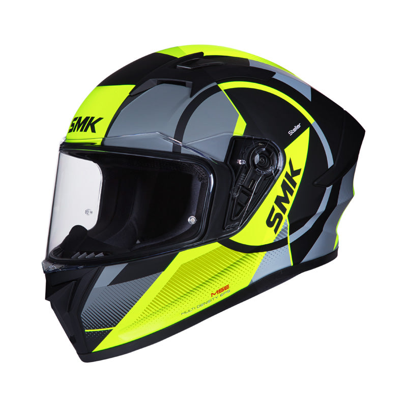 SMK HELMETS STELLAR - FARO BLACK/GREY/YELLOW (MATTE) (L) 1000061888