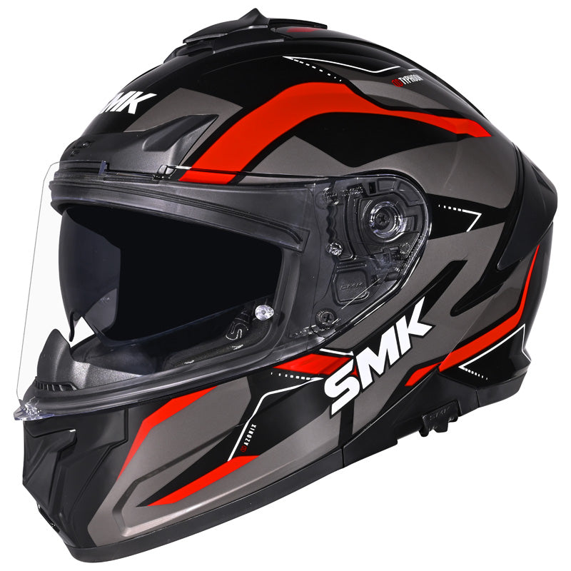 SMK HELMETS TYPHOON - AZONIX GL263 BLACK/GREY/RED (L) 1000082844
