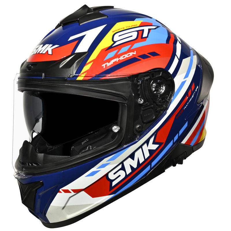 SMK HELMETS TYPHOON - SPORTS TOURER GL534 BLUE/RED/YELLOW (L) 1000082880