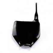 UFO KX125/250 03-04 FRONT # PLATE BLACK KA03740-001
