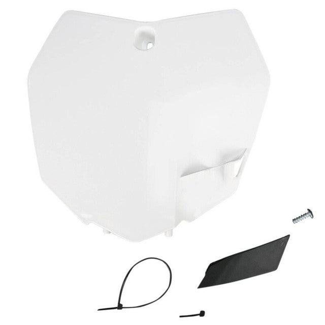 UFO FRONT # PLATE KTM SX-SXF 2013 WHITE KT04051-047