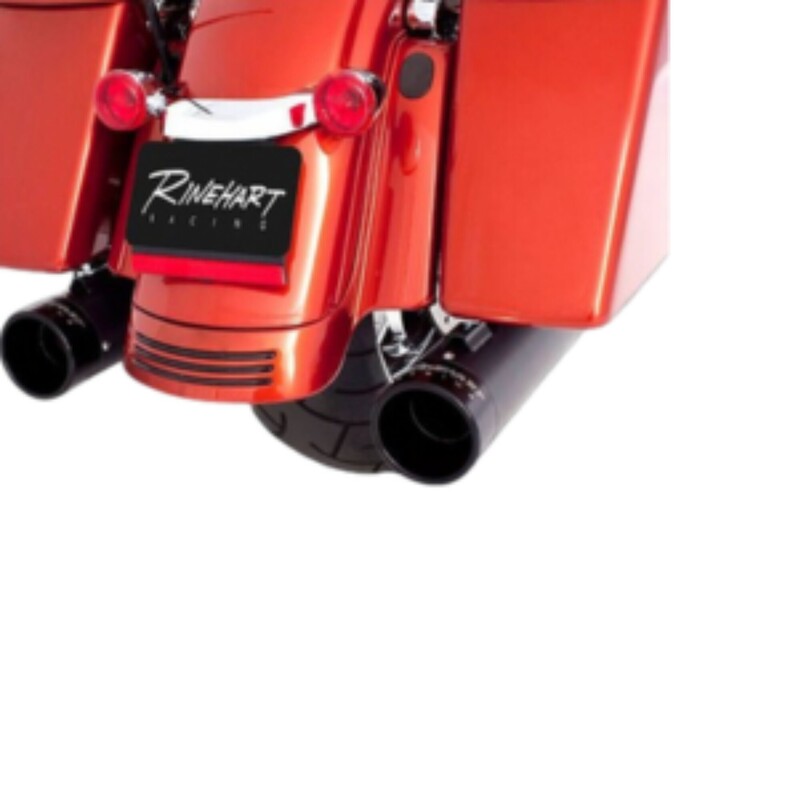 RINEHART RACING 17-23 FL DBX40 4" MUFFLERS CHR/CHR 500-0182C