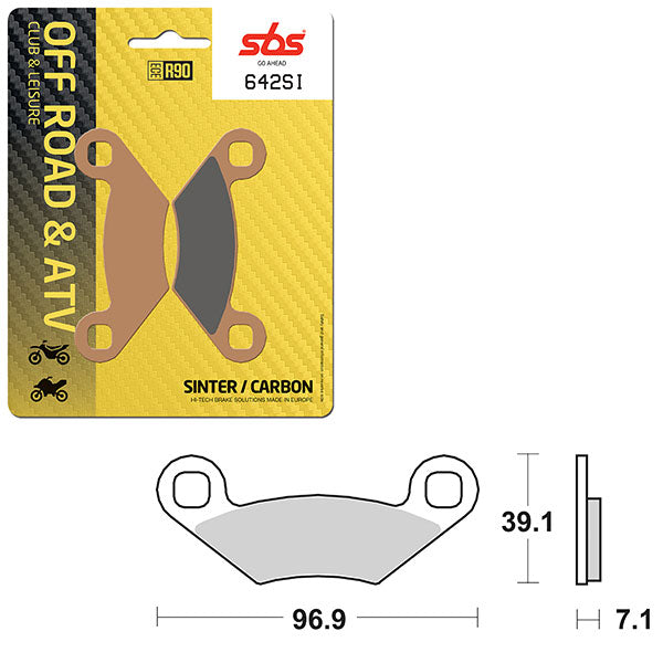 SBS ATV/UTV SINTER BRAKE PAD  6240642100