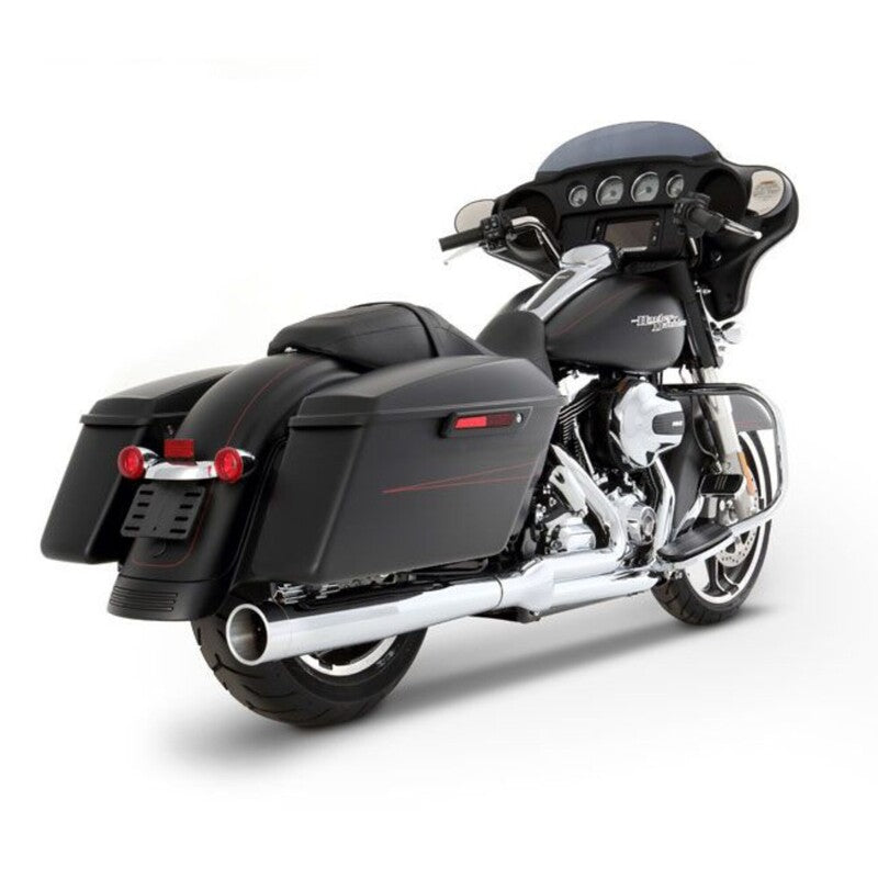 RINEHART RACING 09-16 FLH 2:1 SYSTEM CHRM W/CHRM END CAP 200-0100C