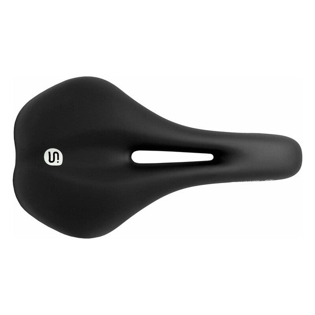 SMANIE SEATS EXPLORER PRO SADDLE BLK/WHT CHROMOLY RAIL A0014100079