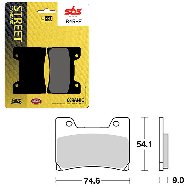 SBS ATV/UTV CERAMIC BRAKE PAD  6190645100