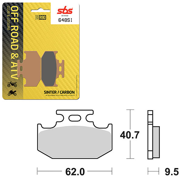 SBS ATV/UTV SINTER BRAKE PAD  6240648100