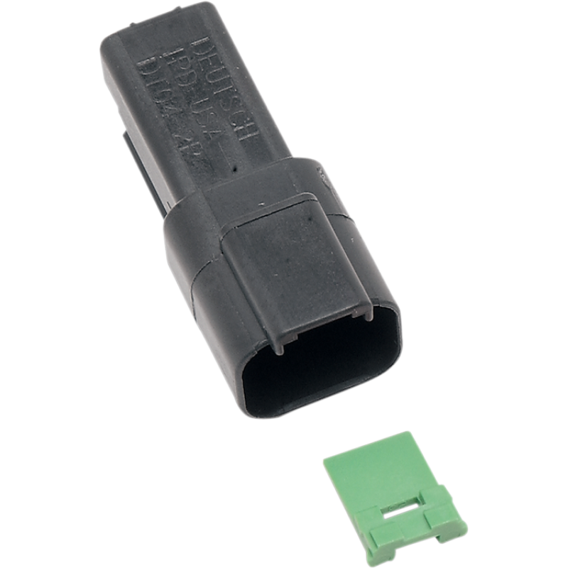 NAMZ DEUTSCH BLACK 2 PIN CONNECTOR EA DR-2B