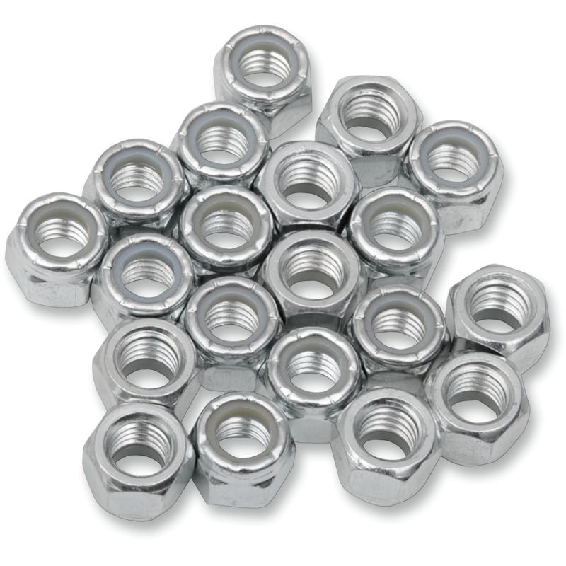MOOSE UTILITY- SNOW NYLOCK NUT 3/8" (20PK) BB10PF