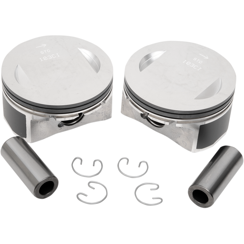 DRAG SPECIALTIES PISTONS 103" TWNCAM .005 0911-0022