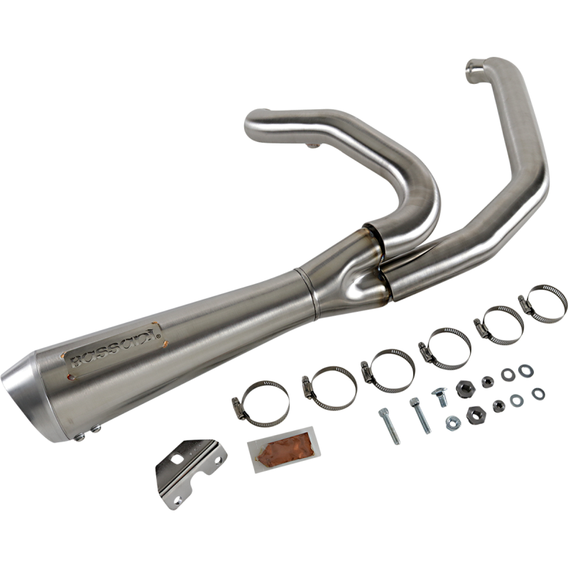 BASSANI XHAUST 17-UP FL EXHAUST 2:1 SHORT MEGA SS 1F42SS