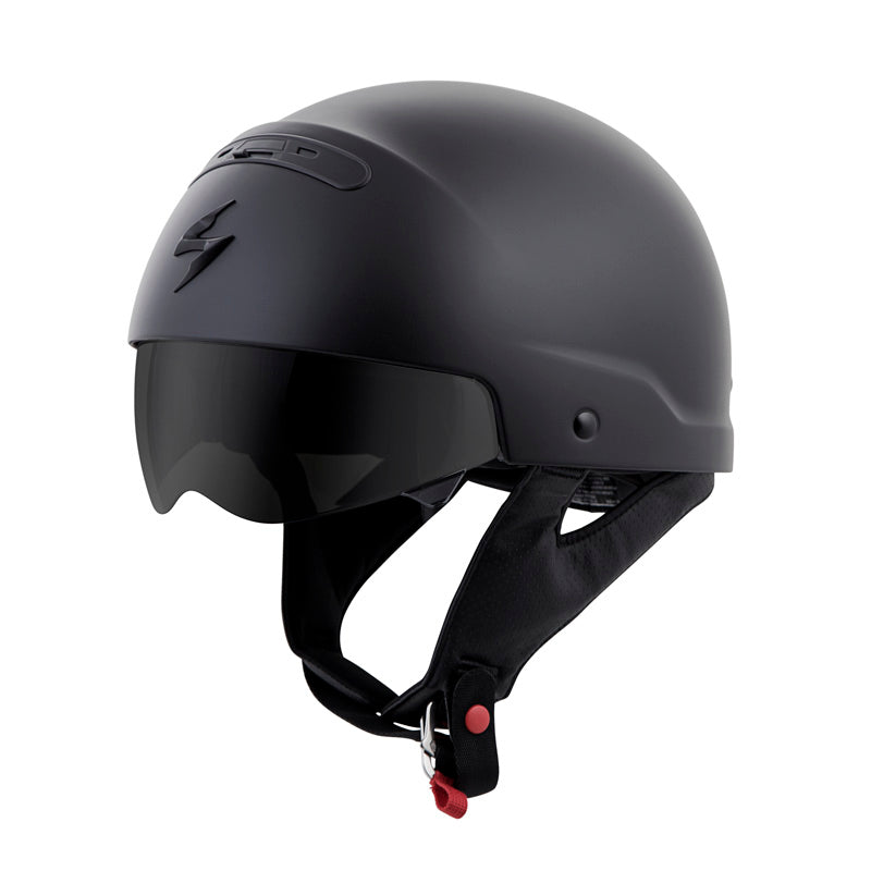 SCORPION COVERT SOLID MATTE BLACK LG DOT 75-1600L