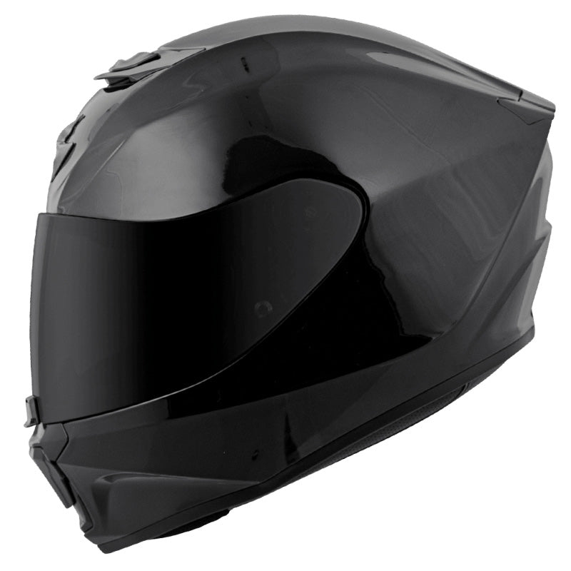SCORPION EXO-R420 SOLID BLK LG SNELL/DOT 75-1120L