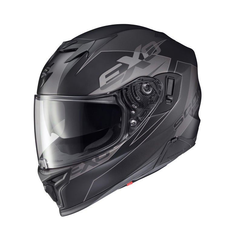 SCORPION EXO-T520 FACTOR PHANTOM/MATTE BLACK LG/DOT T52-1015