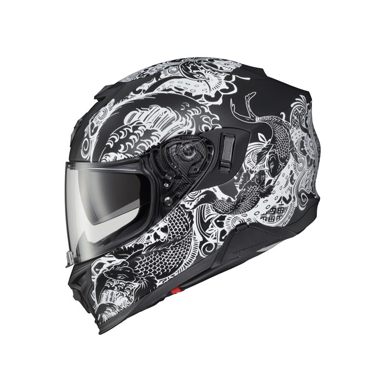 SCORPION EXO-T520 NAMA-SUSHI BLACK/WHITE LG DOT T52-1105