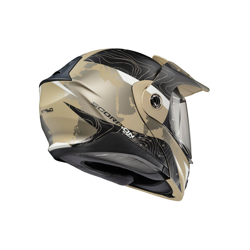 SCORPION XEXO-AT960 TOPOGRAPHIC SAND/BLK LG DOT-ECE 96-1045