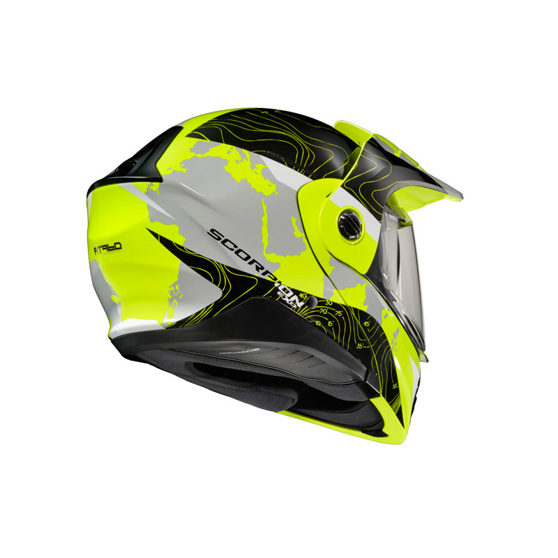 SCORPION EXO-AT960 TOPOGRAPHIC HIVIS/BLK LG DOT-ECE 96-1055