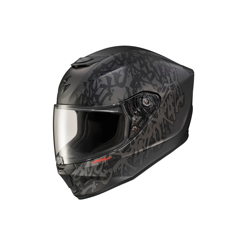 SCORPION EXO-R420 GRUNGE PHANTOM LG DOT/SNELL 42-2105
