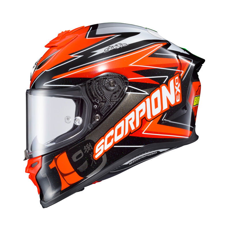 SCORPION EXO-R1 AIR HELMET - BAUTISTA RED (L) R1-3035