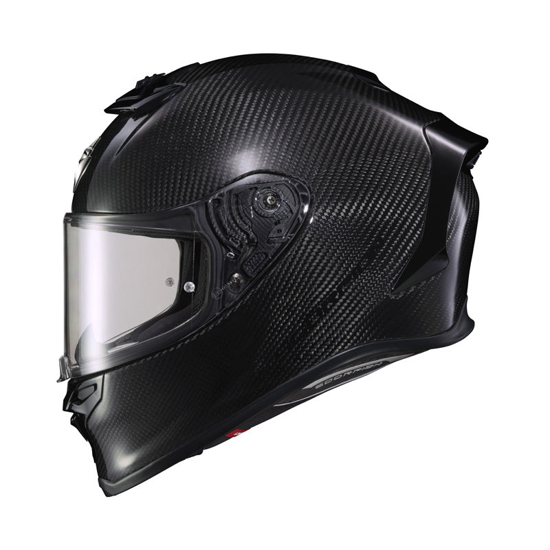 SCORPION EXO-R1 AIR CARBON HELMET GLOSS BLACK (L) R1C-0035