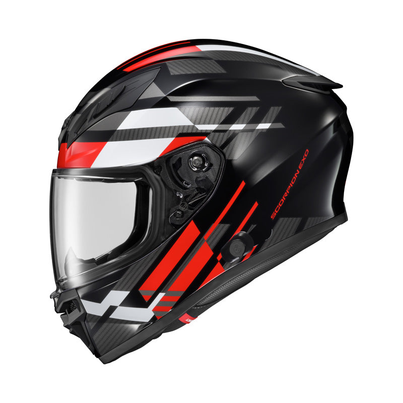 SCORPION EXO-R430 PARADOX GREY/RED LG 43-1005