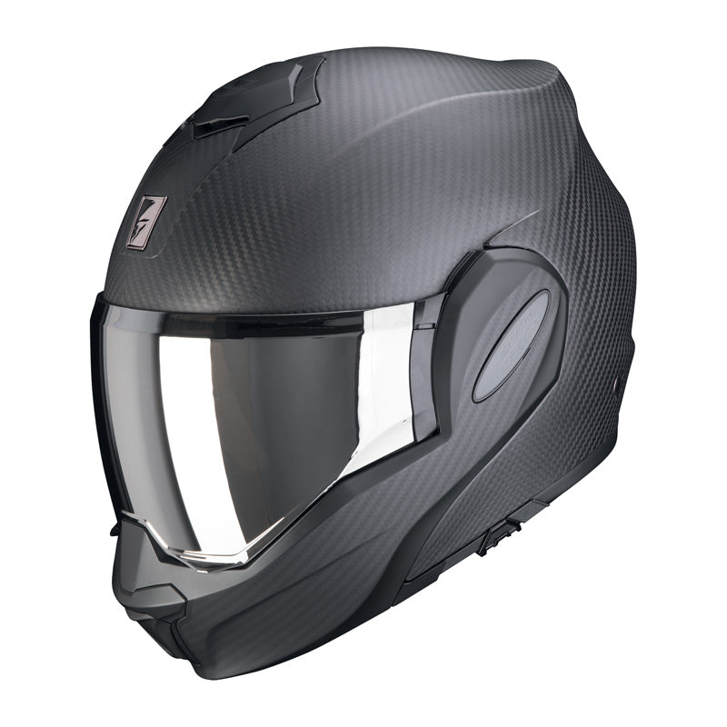 SCORPION EXO-TECH EVO CARBON SOLID HELMET - MATTE BLACK (L) A0024410LG