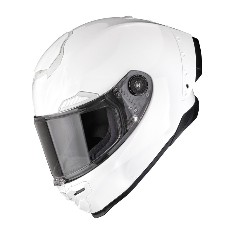 SCORPION EXO-RACE SOLID HELMET - WHITE (L) 6505124