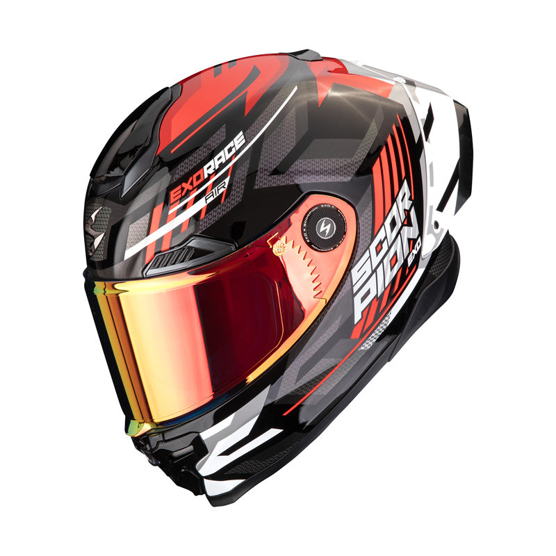 SCORPION EXO-RACE AIR KOBRA HELMET - BLACK/RED (L) A0042030LG